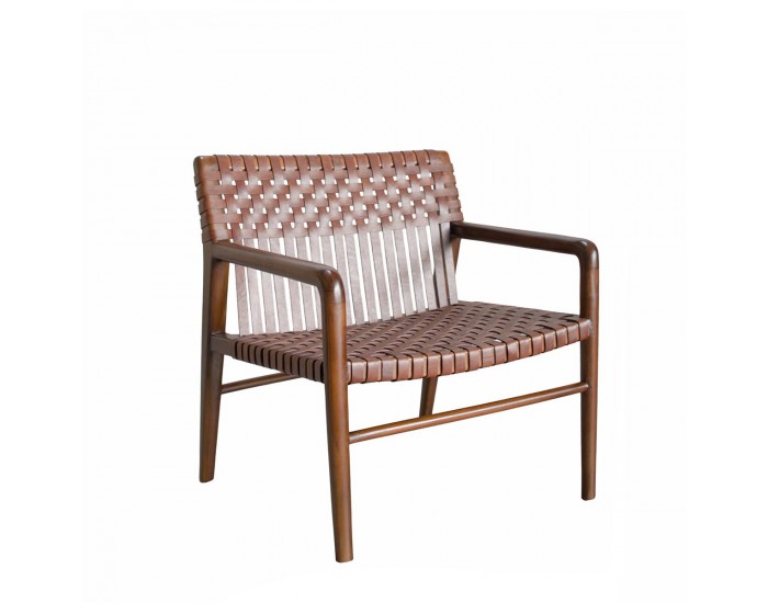 Стол EX Home модел Oceania, Естествена кожа, Масив