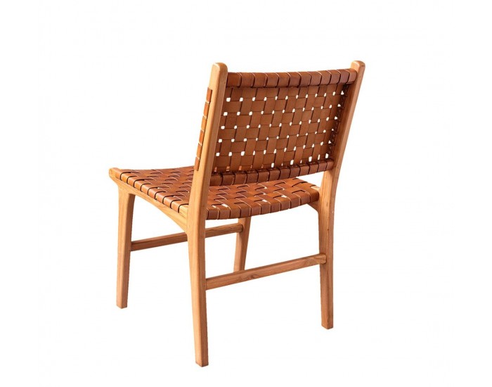 Стол EX Home модел Salsa, естествена кожа, масив