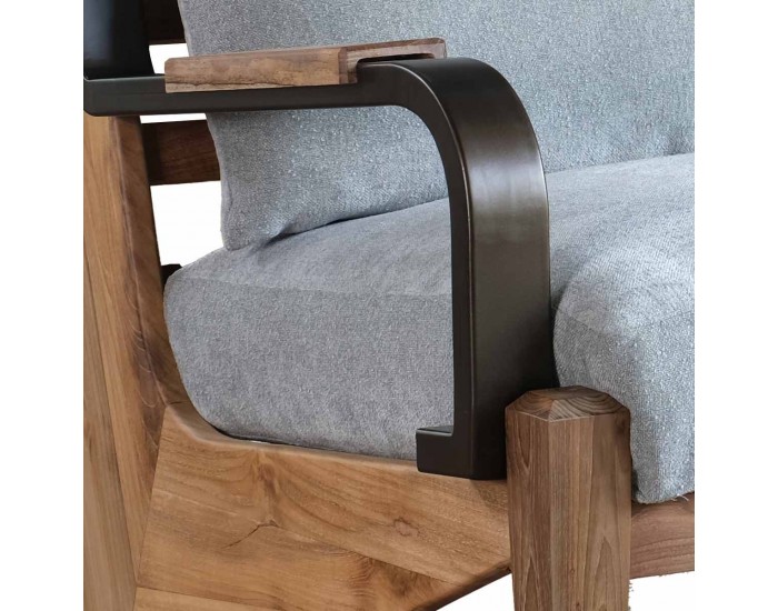 Стол EX Home модел Mais, Дърво, Метал