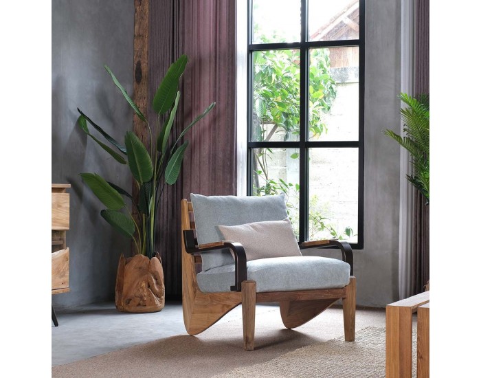 Стол EX Home модел Mais, Дърво, Метал