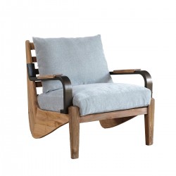 Стол EX Home модел Mais, Дърво, Метал - Трапезни столове