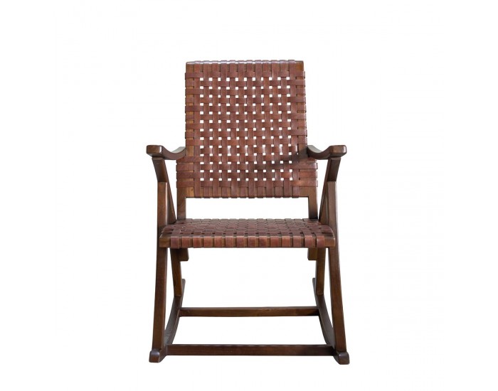 Люлеещ стол EX Home модел Solaria, Естествена кожа, Масив