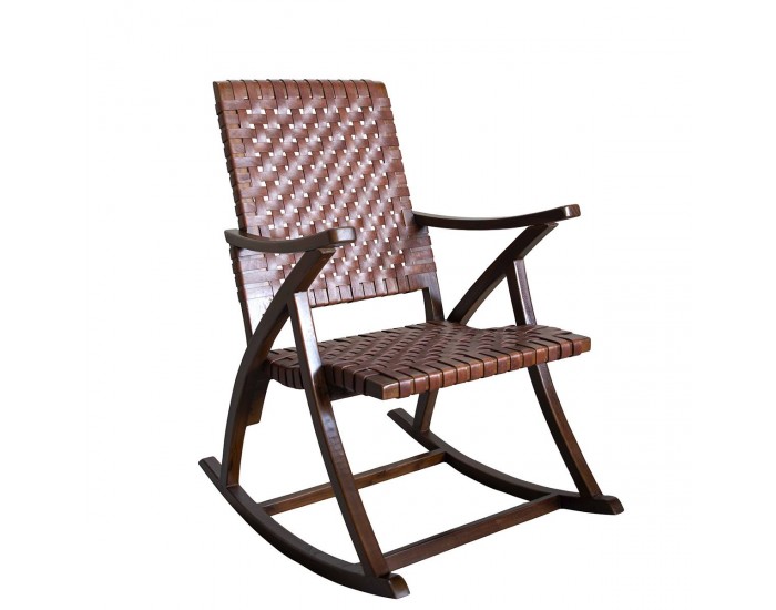 Люлеещ стол EX Home модел Solaria, Естествена кожа, Масив