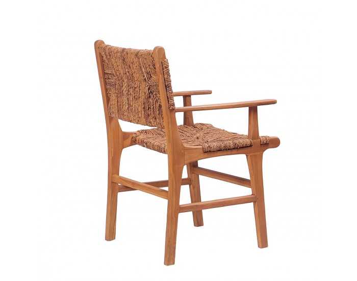 Стол EX Home модел Rumba Abaka, Подлакътници, Тиково дърво