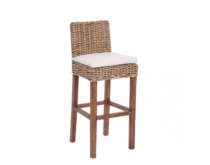 Бар Стол EX Home модел Kaza Tabacco, естествен ратан