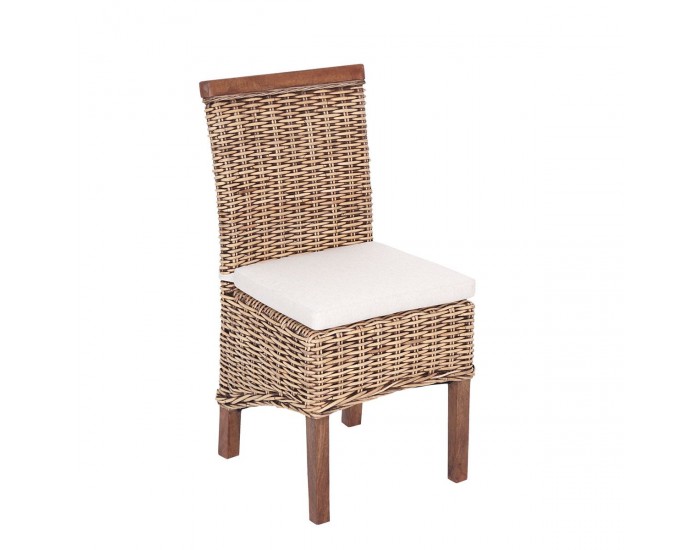 Стол EX Home модел Flamenko Med, естествен ратан