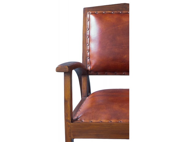 Стол EX Home модел Paus, Масив, Естествена кожа