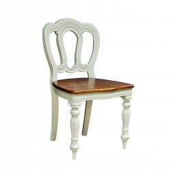 Стол EX Home модел Admiral, Бял, Махагон масив - EX Home