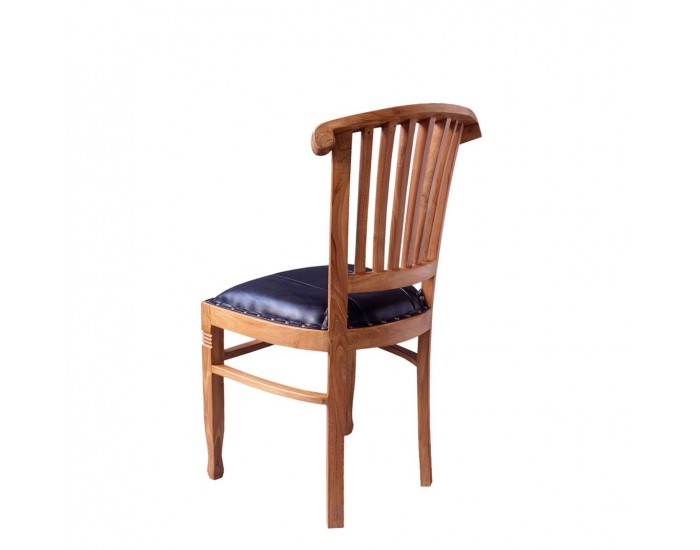 Стол EX Home модел Yava Natural, естествена кожа, масив