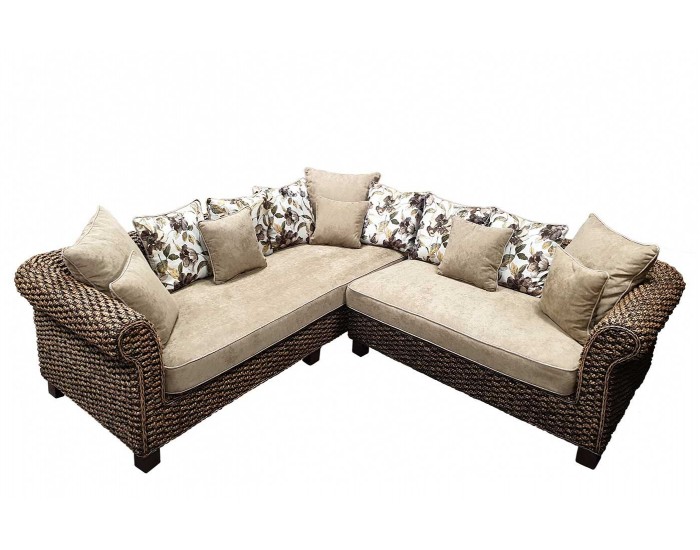 Ъглов диван EX Home модел Regal, Кафяв