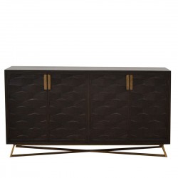 Бюфет EX Home модел Felix Espresso, Масив - Шкафове, Витрини, Модулни секции