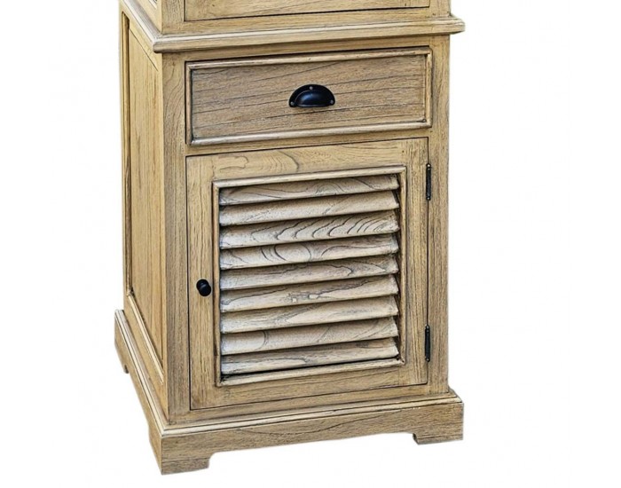 Витрина EX Home модел Korsika Greivi с чекмедже и 2 врати, Дърво